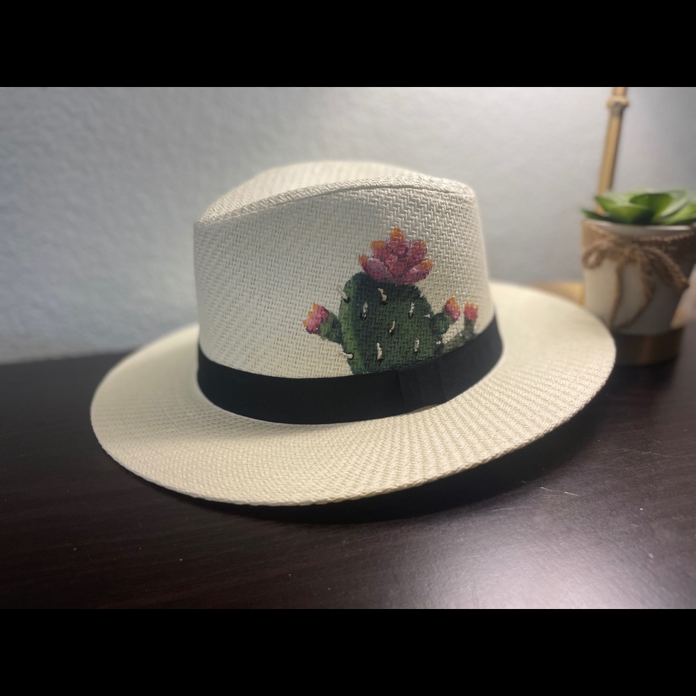 Hand Painted Panama Hat